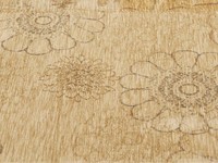Chatel 13 – Patchwork Teppich mit schönem Blumenmuster in Beige