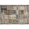 Floorpassion Enzo 16 - Vintage Patchwork Teppich in Braun/Grau