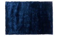 Reef 35 - Hochflor Blaue Teppich