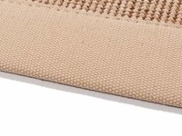 Sisal Outdoor 12 - Sisal Teppich für draußen in beige mit cremefarbenem band