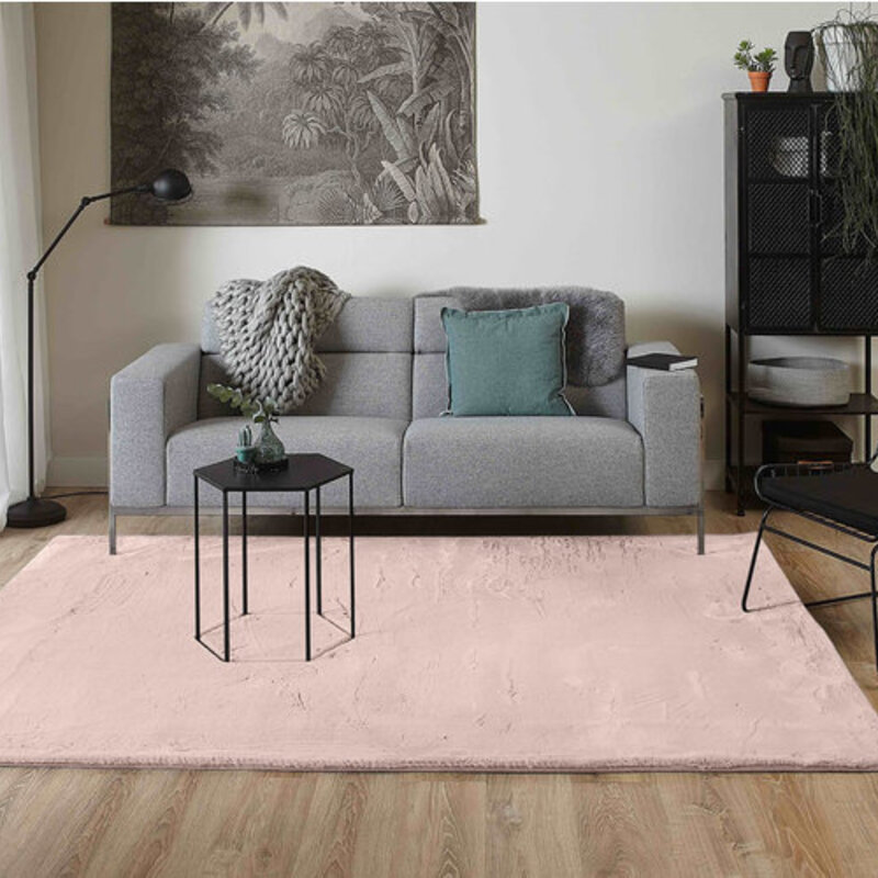 Fay Rosa – Weicher Kuschelteppich in Rosa