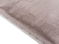 Hampton Mauve Grey - Runder Premium Hochflor Teppich