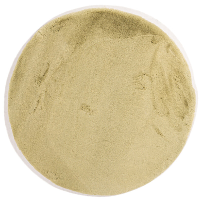 Hampton Sage Green - Runder Premium Hochflor Teppich