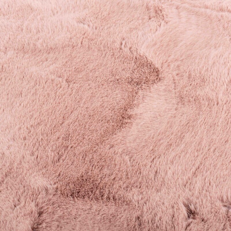 Hampton Soft Pink  - Runder Premium Hochflor Teppich