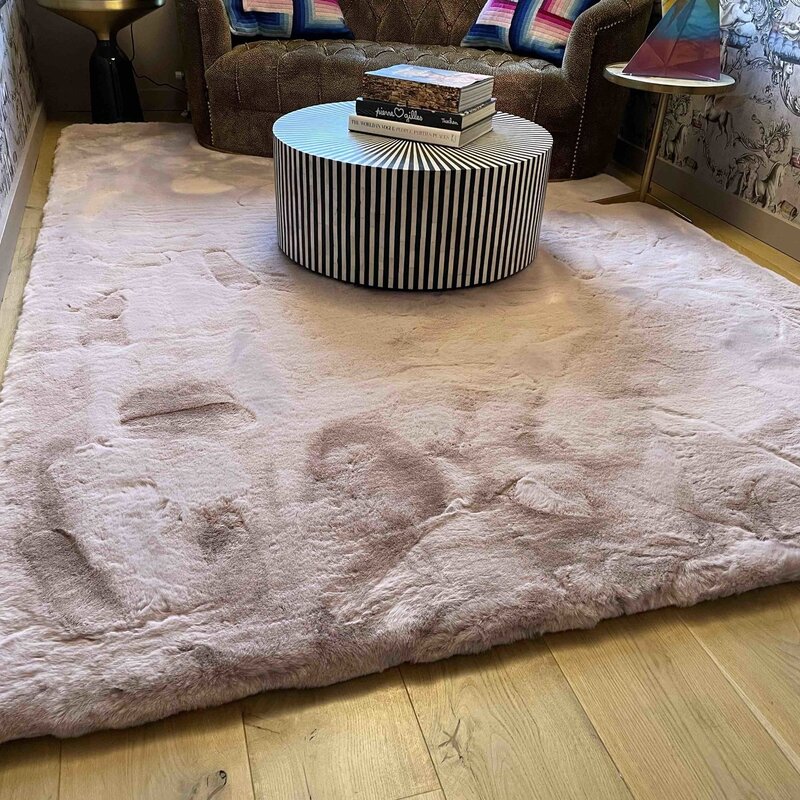 Hampton Soft Pink - Premium Hochflor Teppich