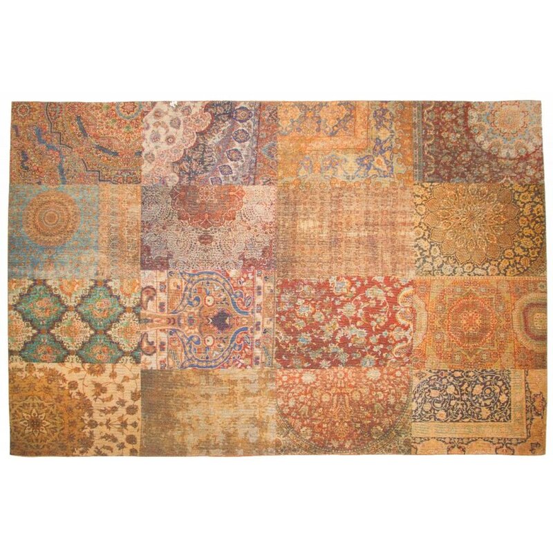 Barcelona 63 - Vintage Teppich - Orange mit Roten Farbtönen