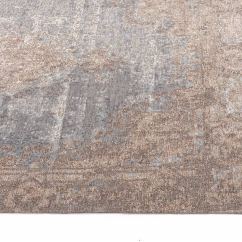 Elba 31 - Vintage Teppich aus Blauem Garn