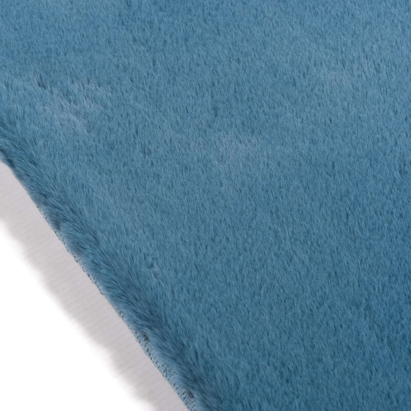Fay Soft - Superweicher Runder Teppich in Azurblau