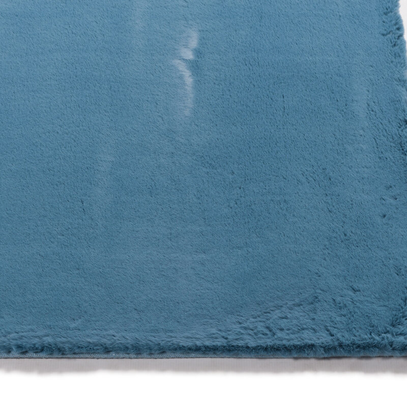 Fay Soft - Superweicher Teppich in Azurblau