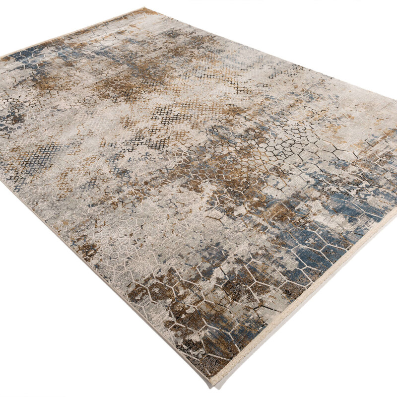 Safi 13 - Exklusiver Vintage-Teppich in Beige-Braun-Mischung
