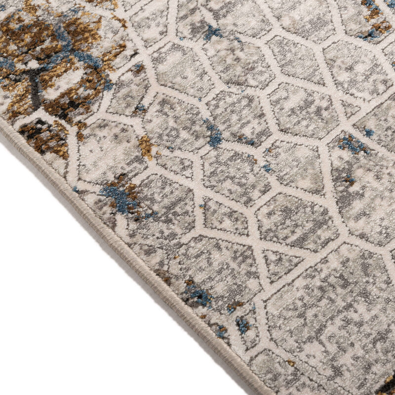 Safi 13 - Exklusiver Vintage-Teppich in Beige-Braun-Mischung