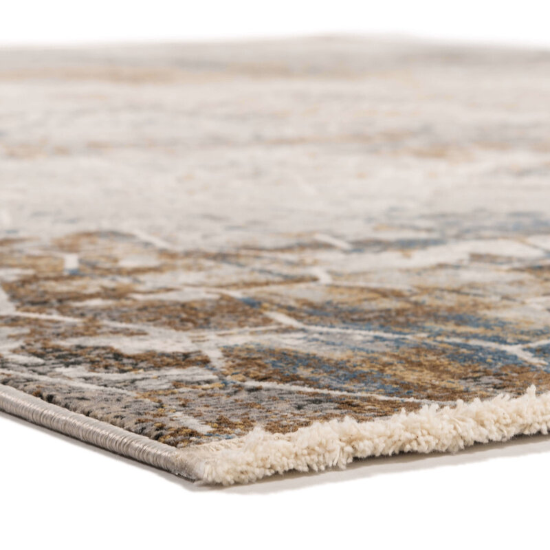 Safi 13 - Exklusiver Vintage-Teppich in Beige-Braun-Mischung
