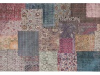 Flint 99 – Bunter Patchwork-Teppich in mehrfarbiger Komposition