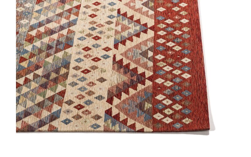 Hamra 45 - Vintage Teppich in Rottönen