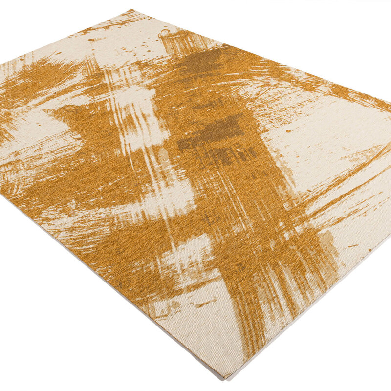 Jairo 62 - Vintage Teppich in hell Gold