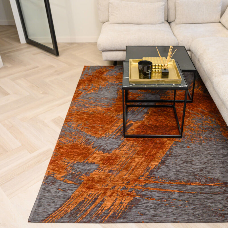 Jairo 63 - Vintage Teppich in Terra