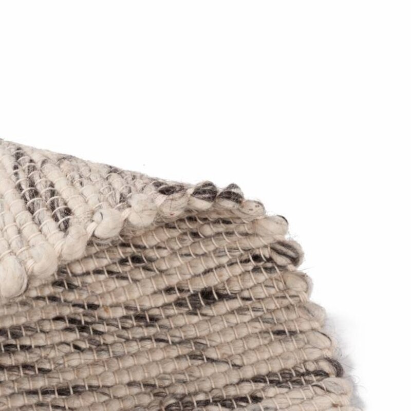 Laine 13 - Wollen Teppich in Beige