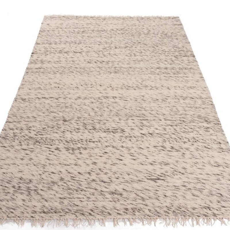 Laine 13 - Wollen Teppich in Beige
