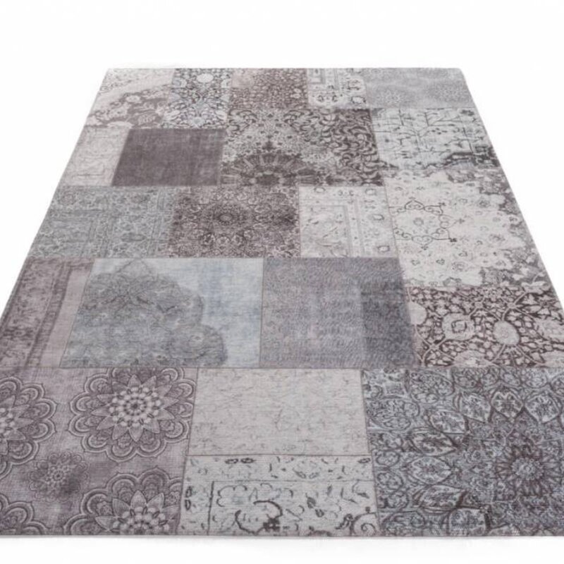 Planet 21 - Design Teppich in Grau