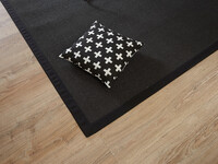 Premium 25 - Sisal Teppich in Schwarz