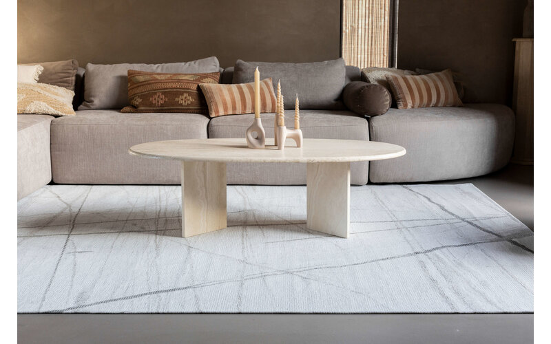 Sal Mundi - Design Teppich in Beige