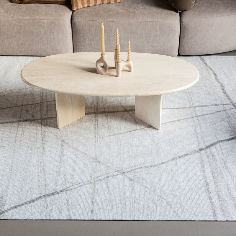 Sal Mundi - Design Teppich in Beige