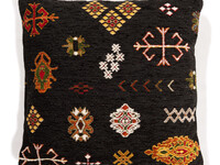 Decokissen - Bolivian Etis Black - Floorpassion X Fred