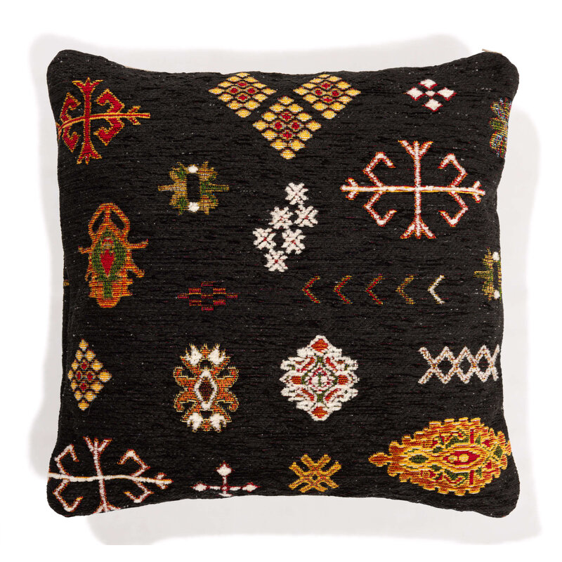 Decokissen - Bolivian Etis Black - Floorpassion X Fred