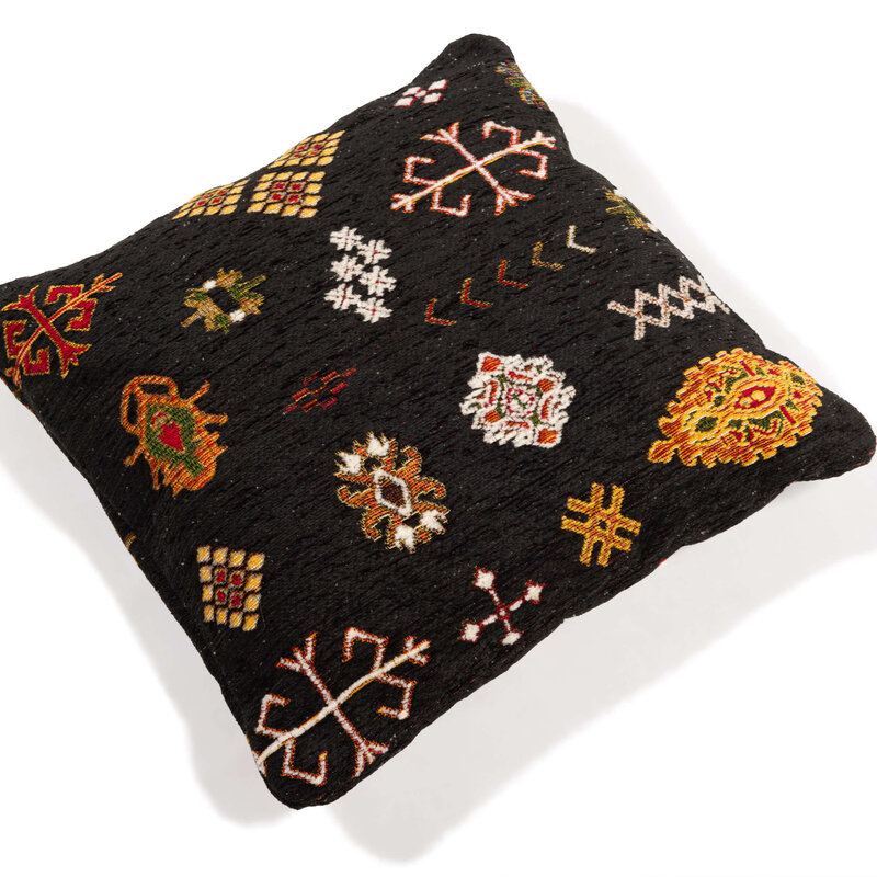 Decokissen - Bolivian Etis Black - Floorpassion X Fred