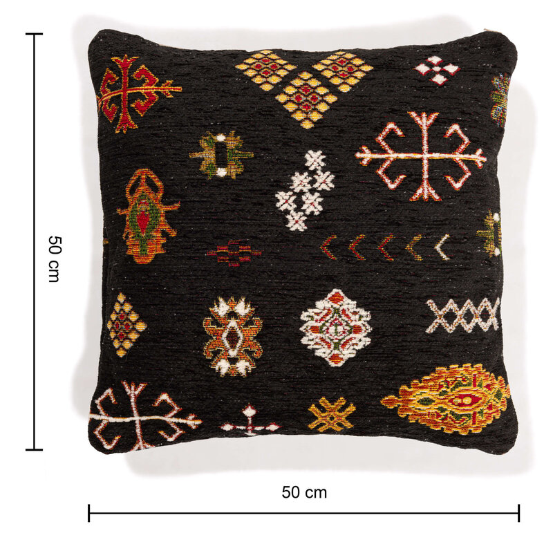 Decokissen - Bolivian Etis Black - Floorpassion X Fred