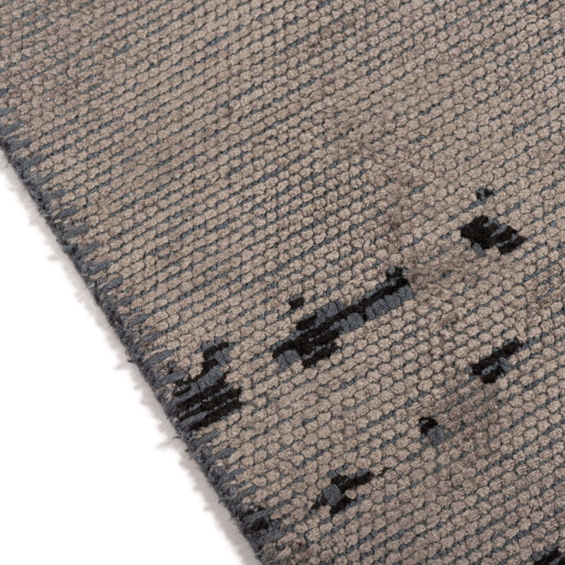 Velours Teppich - Nobu 23 in Taupe