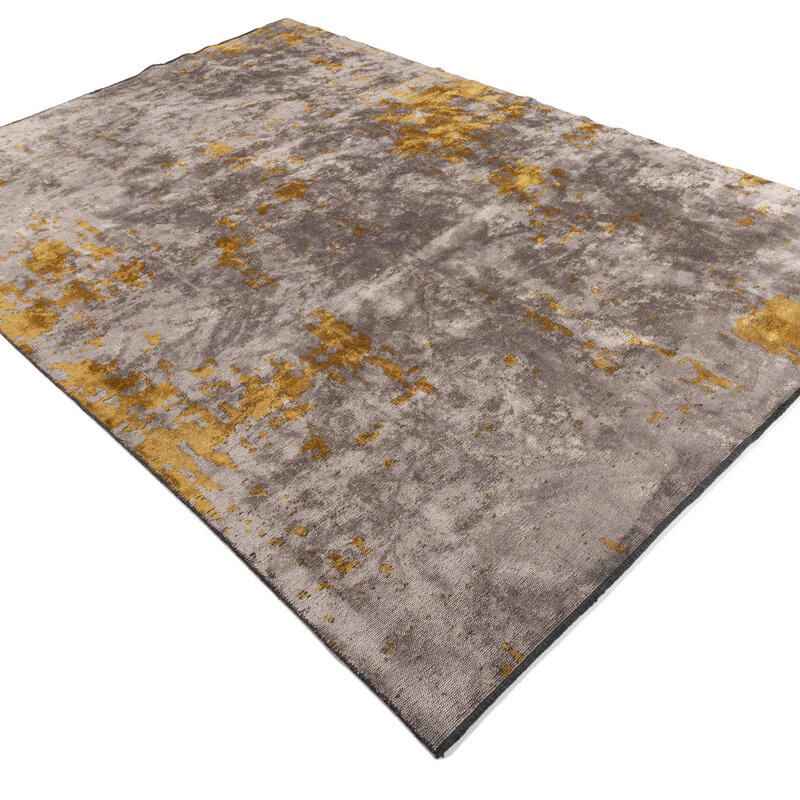 Velours Teppich - Rousseau 62 - Ockergelb