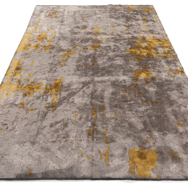 Velours Teppich - Rousseau 62 - Ockergelb