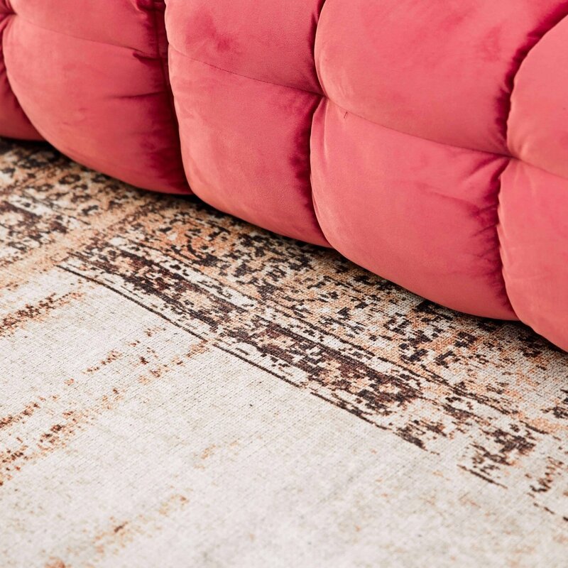 Bellisimo Beige - Einzigartiger Vintage-Teppich in der Farbe Beige