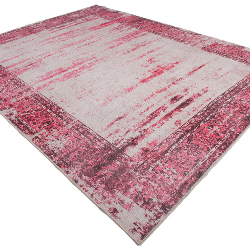 Bellisimo Rosa - Einzigartiger Vintage-Teppich in der Farbe Rosa