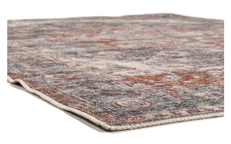 Motifi - Vintage Teppich in Rostbraun