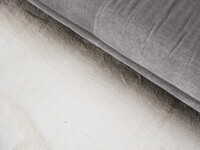 Frisco 11 - Weicher Einfarbiger Teppich in Ivory White