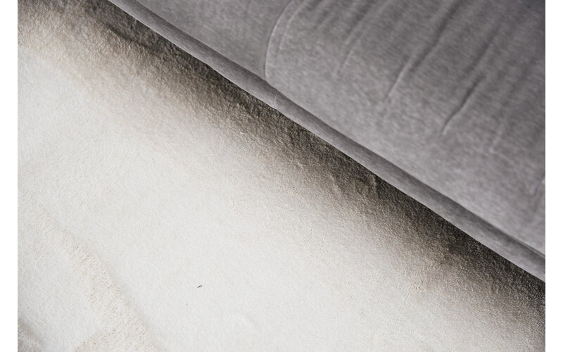 Weicher Einfarbiger Teppich in Ivory White - Frisco 11