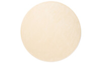 Runder Einfarbiger Teppich in Ivory White - Frisco 11