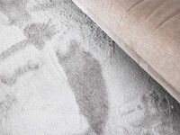 Frisco 21 - Runder Hochflor Teppiche in Chalk Grey
