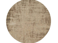 Réal 15 - Runder Vintage Teppich in Beige