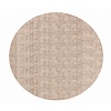 Floorpassion Barra 12 - Runder Outdoor-Teppich in Dessert Sand Beige