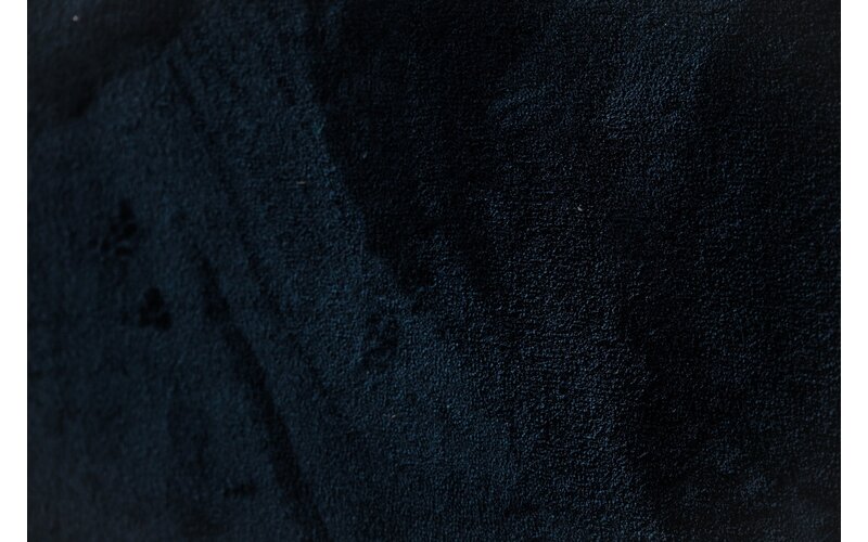 Weicher Einfarbiger Teppich in Dunkelblau - Frisco 35