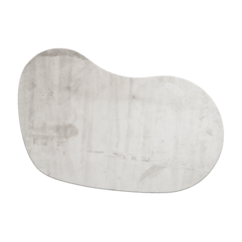 Fred van Leer Einfarbiger Teppich in organischer Form - Lunar 21