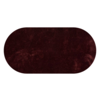 Floorpassion Hochflor Teppich Ross 47 Bordeaux - Oval