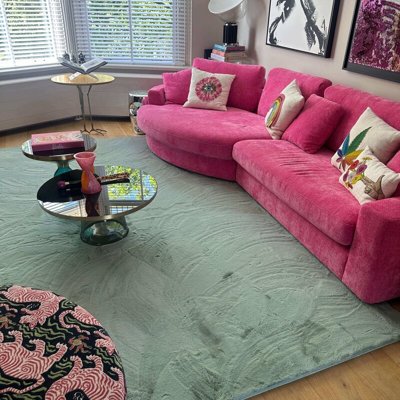 Fay Soft - Superweicher Teppich in Minzgrün