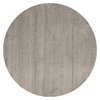 Floorpassion Amerie 16 - Runder Hochflor Teppich - Taupe