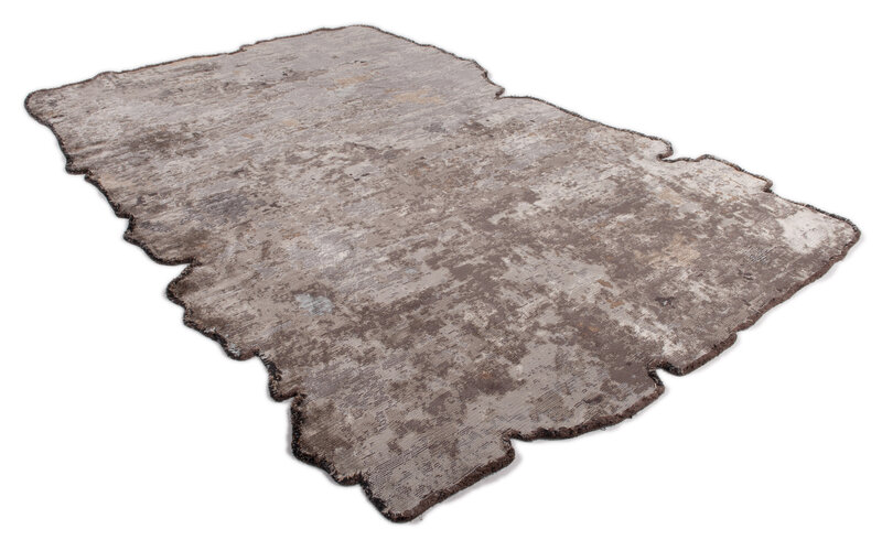 Mart Visser Amorf 17 - authentischer Teppich in Grau/Beige-Mischung