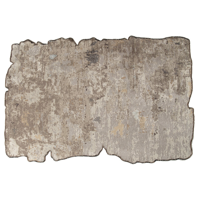 Mart Visser Amorf 17 - authentischer Teppich in Grau/Beige-Mischung