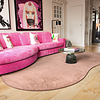 Fred van Leer Teppich in organischer Form in Soft Pink - Lunar 41